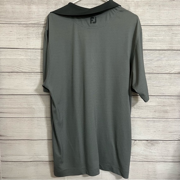 Footjoy Mens Polo Size Large - Grey - Picture 5 of 10